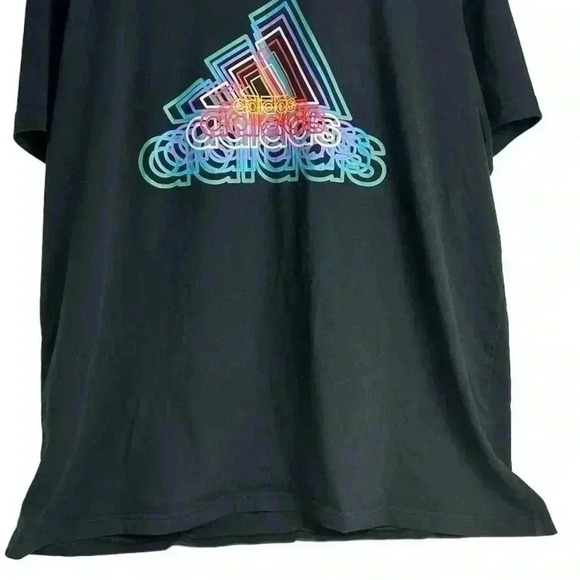 Adidas Men's Climalite Future Bos Crew-neck T-shirt Black Medium - Picture 5 of 9